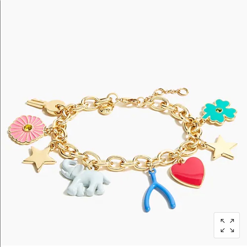 JCrewmixed Charms Bracelet 28$
